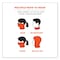 Ergodyne N-Ferno 6491 Reversible Thermal Fleece + Poly Multi-Band, One Size Fits Most, Lime 42320 - alternate 5